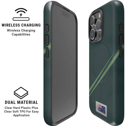 Australia Soccer Flag iPhone 16 Pro Magsafe Impact Case